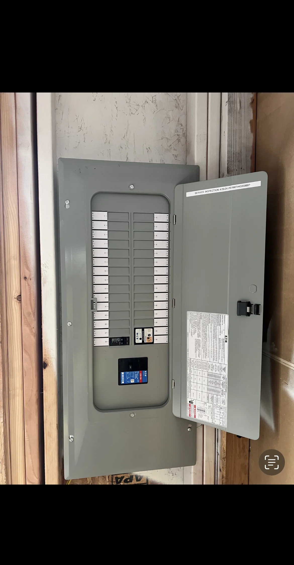 Electrical Panel Photo